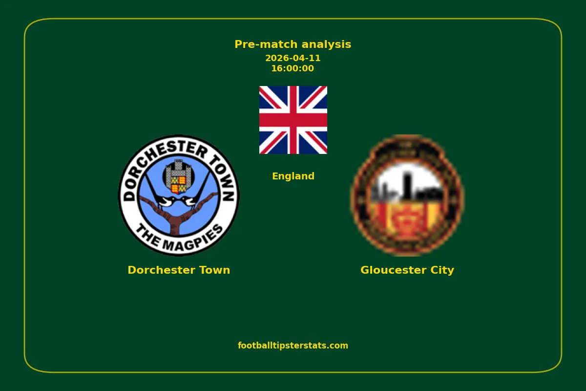 Pre-match analysis: Dorchester Town vs Gloucester City on 2026-04-11